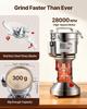 VEVOR 300g Electric Grain Mill Grinder, High Speed 1500W Commercial Spice Grinders, Stainless Steel Pulverizer Powder Machine