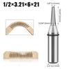 Professional Tapered Round Bottom Carbides Router Bit 1/2Inch Shank For Efficient Debris Frees Grooving And Milling