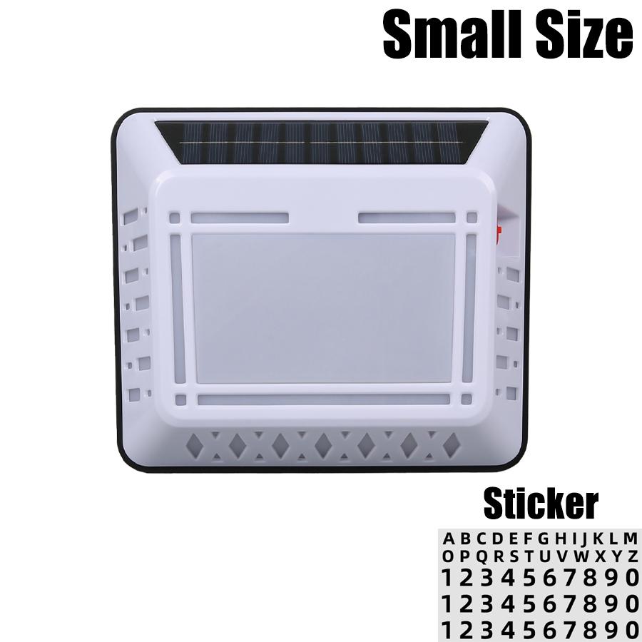 

New Solar LED Door Light USB Rechargeable Warm Light Door Light Outdoor Wall Light for The Courtyard Garden District Decoration