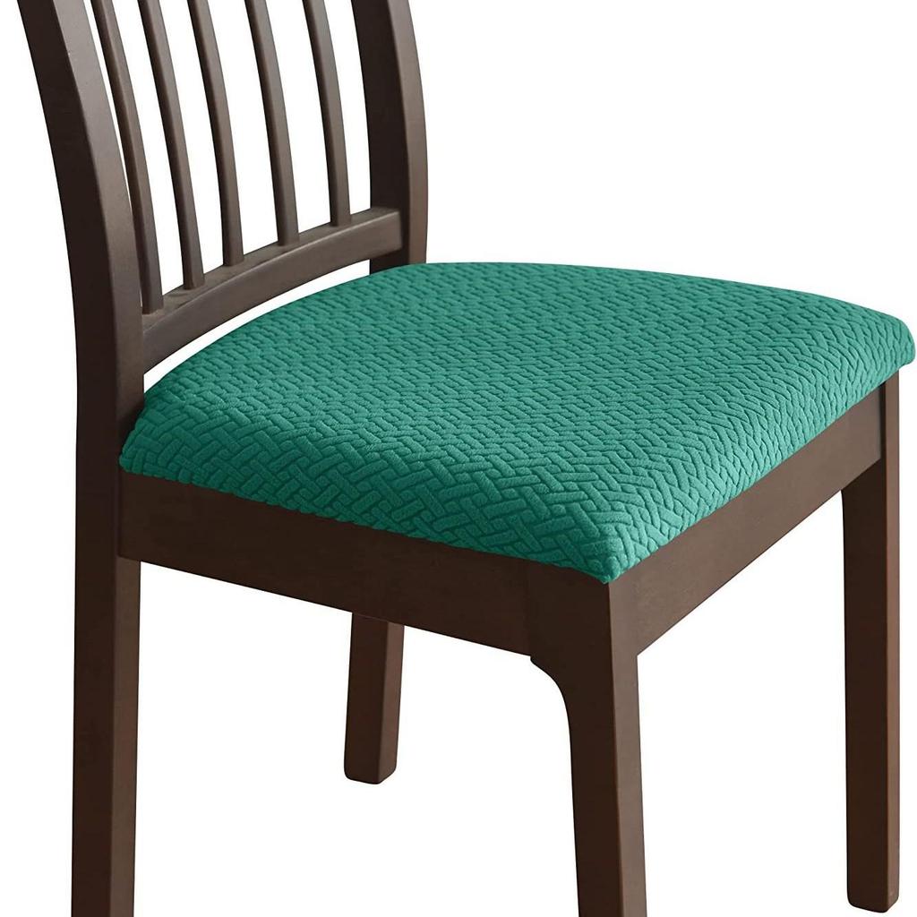 Universal Elastic Chair Cover: Four Seasons, Solid Color, Thickened, Simple Design for Home or Restaurant.