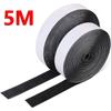 5M Strong Self-adhesive Hook and Loop Fastener Strip Magic Nylon Sticker Scratch Tapes with Glue Strap for DIY Craft 20-50MM