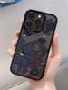 vintage Hand Painted Flower Phone Case for Iphone 15 X XS XR Shockproof Case for IPhone 16 8 Plus SE2 13 12 11 14 Pro MAX Cover