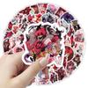 100Pcs Anime Hazbin El Waterproof Graffiti Stickers For Helmet Bicycle Hand Account Pencil Case Decals Lanlanstickersworld