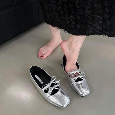 With Skirt Versatile Fried Street High-value Lazy Shoes Autumn New Light Casual Lightweight Single Shoes Women