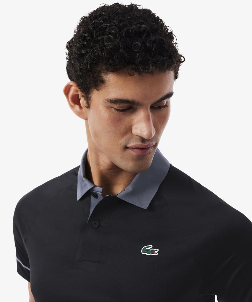 LACOSTE Men'S Tennis Novak Raglan Polo Dh6809-56N Zdq