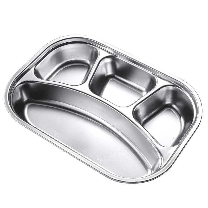 316 Stainless Steel Divided Lunch Plate