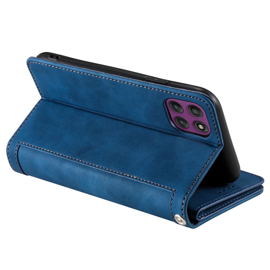 For Motorola Moto G86 5G Case 9 Card Slots Zipper Wallet PU Leather Phone Cover with Wrist Strap