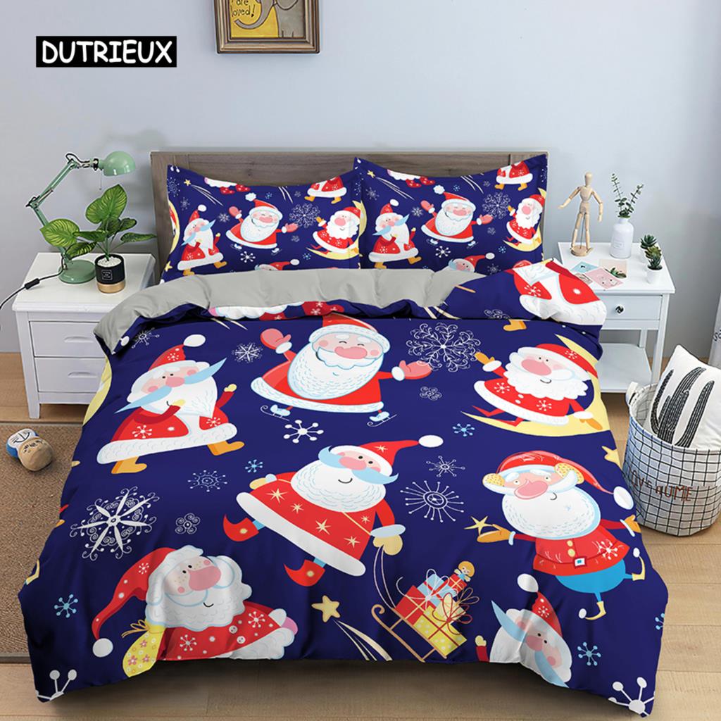 Duvet Cover Merry Christmas Bedding Set Christmas Decorations for Home Christmas Ornaments Xmas Navidad Gifts Happy New Year
