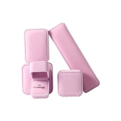 Pink Velvet Jewelry Box Ring Earrings Storage Necklace Bracelet Pendant Storage Box Jewelry Storage Box Jewelry Gift Box