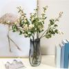 Artificial Rose Flower Branch Realistic Faux Silk Rose with Stem And Leaves for Wedding Bouquet Floral Arrangement Home Office Party Decoration