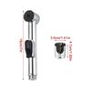 1PC Handheld Bidet Sprayer Adjustable High Pressure Shower Head Toilet Douche Self Cleaning Kit for Bathroom Washing Machine