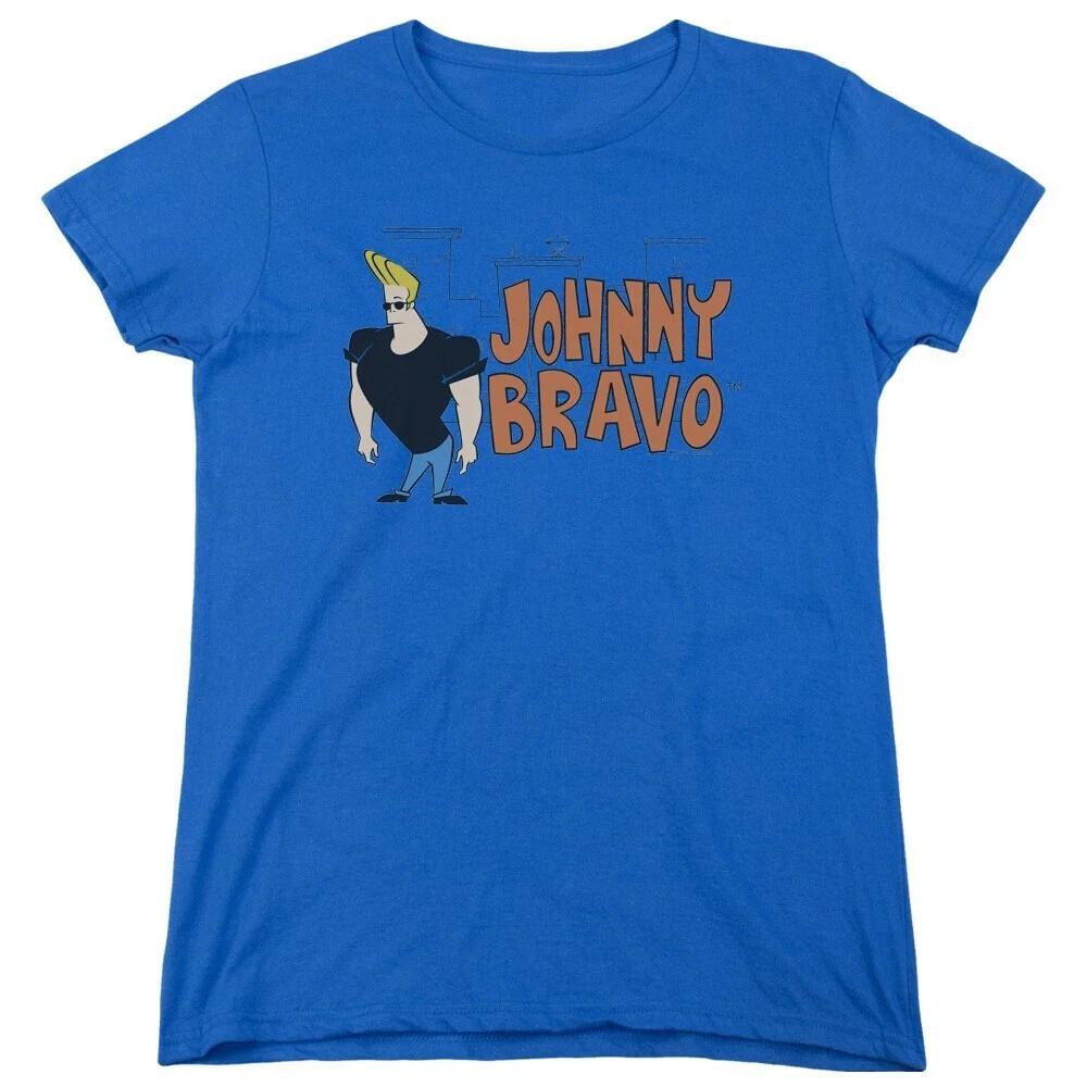 Johnny Bravo  Logo  Women s T-Shirt L