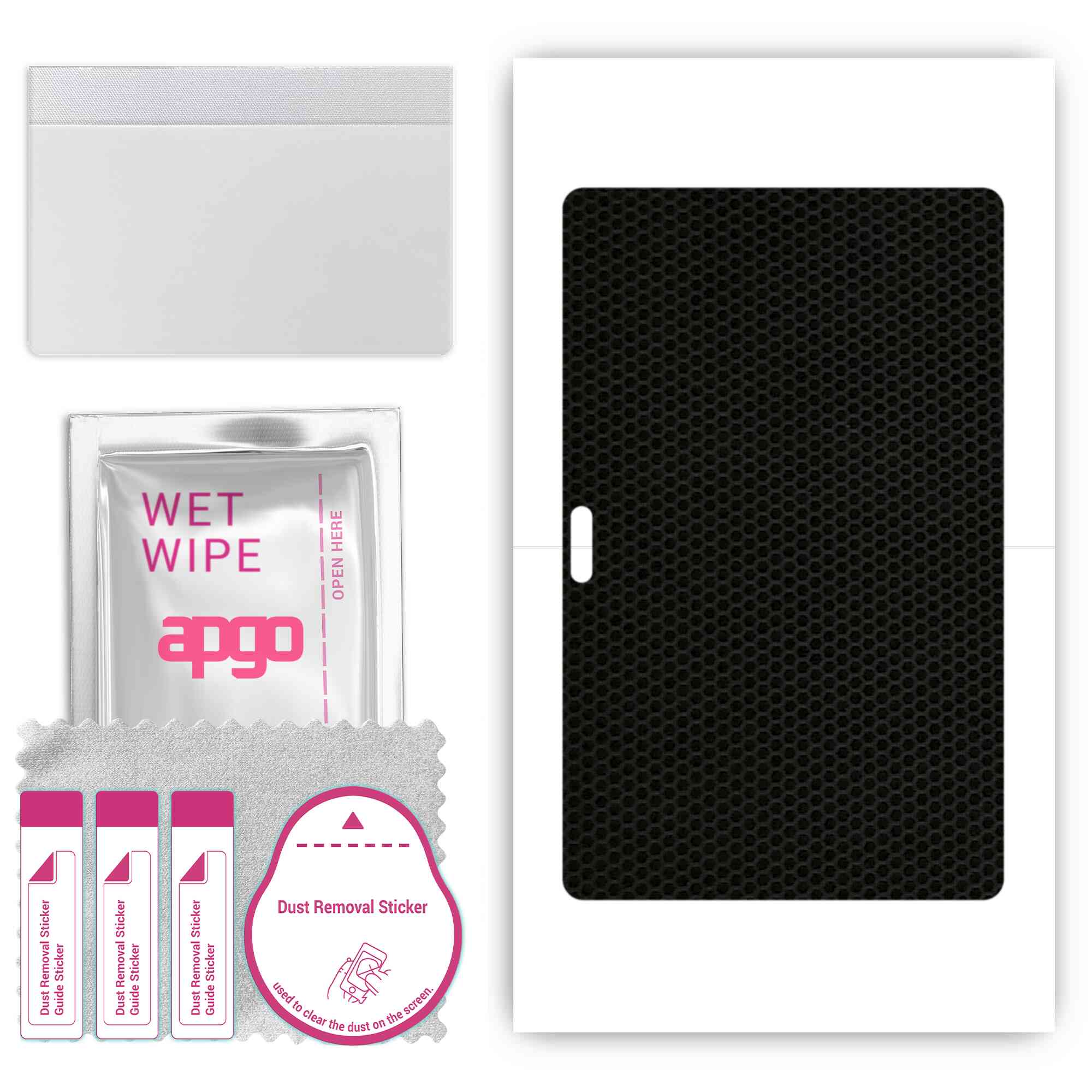 

apgo skin sticker film foil vinyl for the BACK compatible with Teclast M16, scratch-resistant, easy to install - Matrix