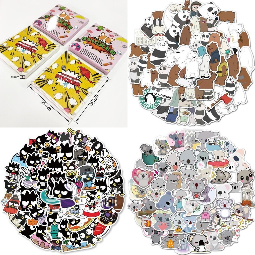Cute Cartoon Character Sticker Collection 50 Waterproof Stickers For Phone Tablet Luggage And Laptop