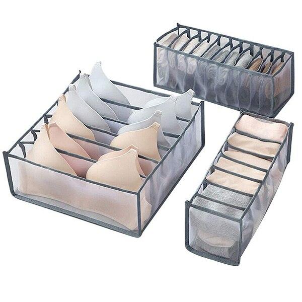 Folding Drawer Storage Box Compartmental Wardrobe Storage Box Suitable For Underwear, Bras And Socks