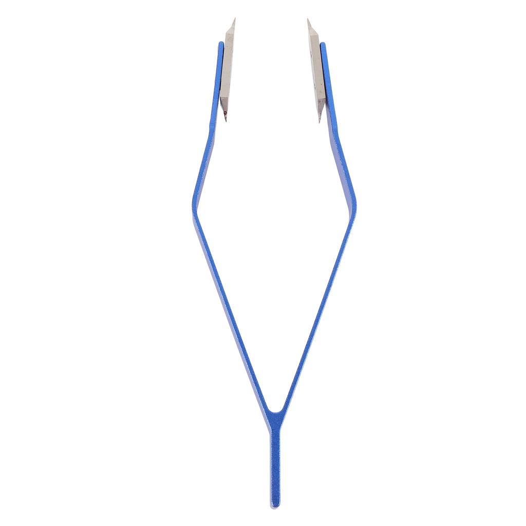 Watch Spring Bar Plier V Shaped Standard Metal Tweezers Repairing Accessory Tool 7825 Blue