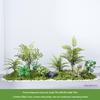 Luxury Faux Green Plant and Flower Decor - Indoor Moss and Grass Clusters for Elegant Landscaping.