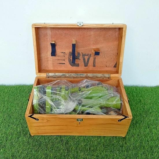 Aluminium Telescopic Alidade Survey & Level Theodolite Transit with Wooden Box