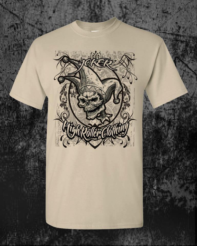 HRC Joker Poker- Gambling T-Shirt by High Roller Clothing S