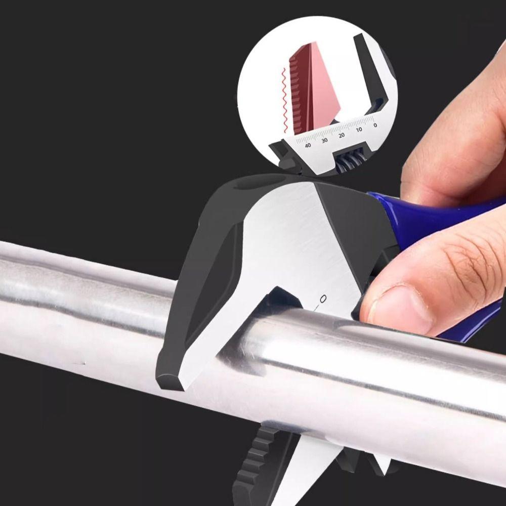 Ergonomic Design Adjustable Wrench Multi-Function Large Opening Bathroom Wrench Lightweight 6inch Universal Spanner