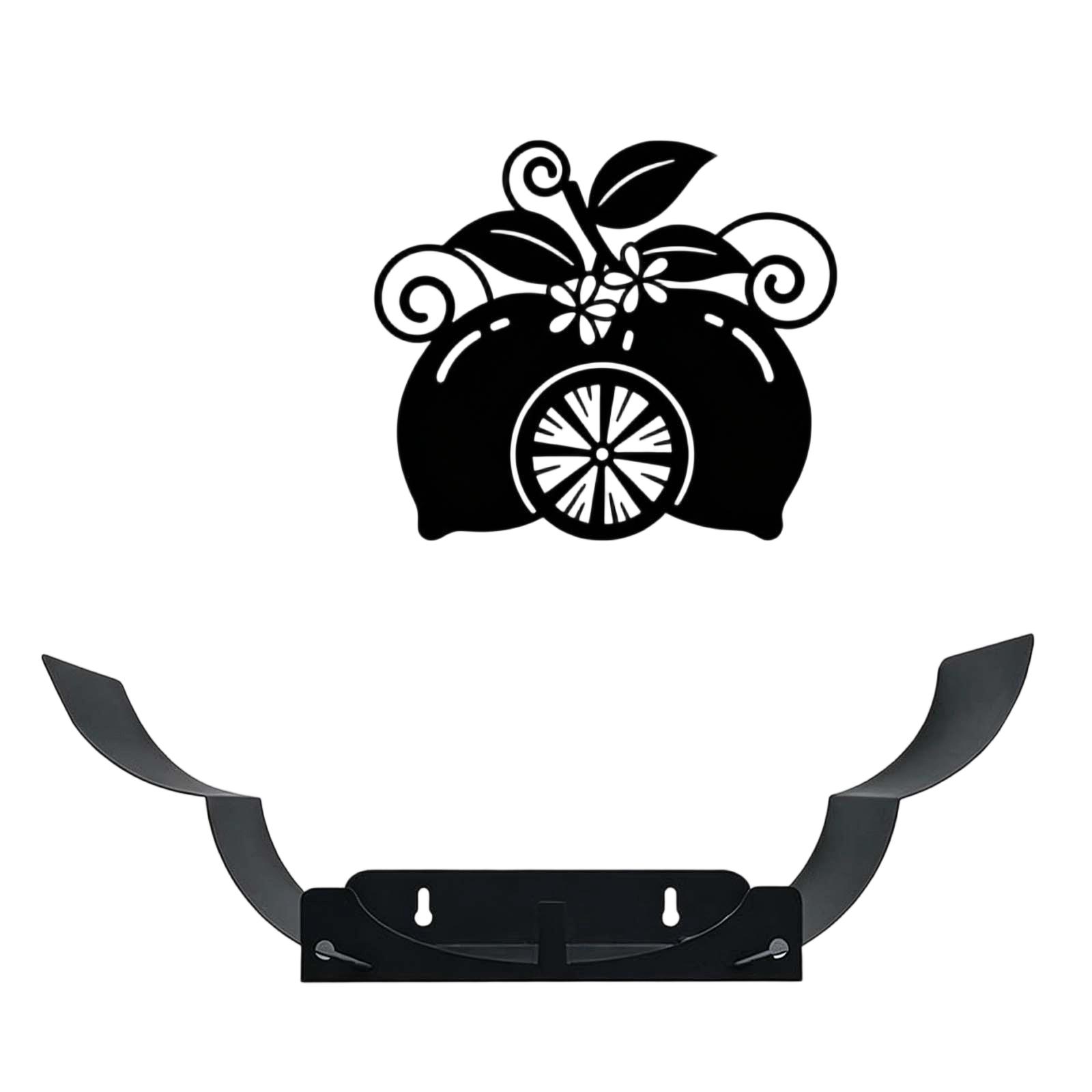Wrought Wall Mount Towel Holder Decorative Large Capacity for Kitchen Bathroom
