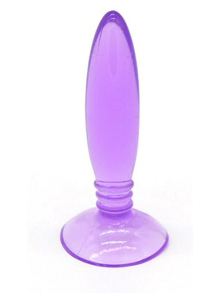 Silicone Soul Cone: Suction Cup Anal Plug Set (Large, Medium, Small) - Soft Rubber Adult Toys.
