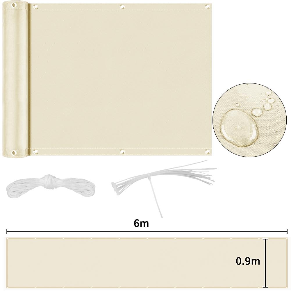 Fence Privacy Screen Heavy Duty Windscreen Fencing Cover Mesh Fabric Cloth with Grommets UV Protection for Outdoor Garden Patio