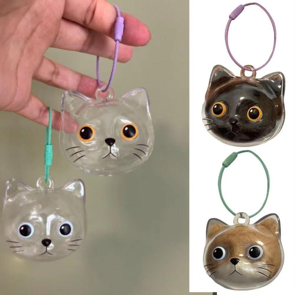 Handmade Cat Hair Acrylic Keychain Animal Shaped Dog Fur Storage Pendant  Pet Necklace
