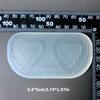 Flexible Silicone Jewelry Mold Epoxy Resin Mold for Lace Heart Bowknot Pendants Decorative Keychains Making Mould