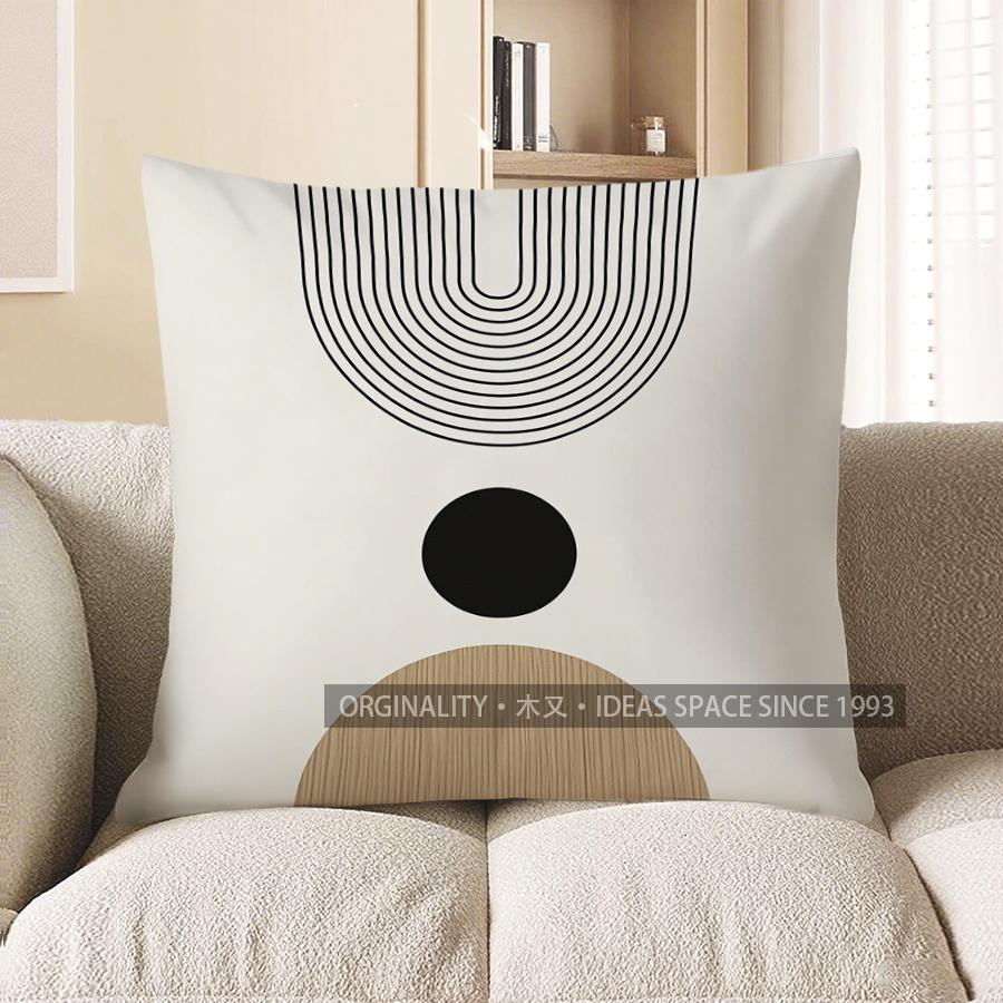 Home Decor Modern Geometric Pattern Decorative Throw Pillow Pattern Cushion Cover Suitable For Sofa Bedroom Car Pillow Cover