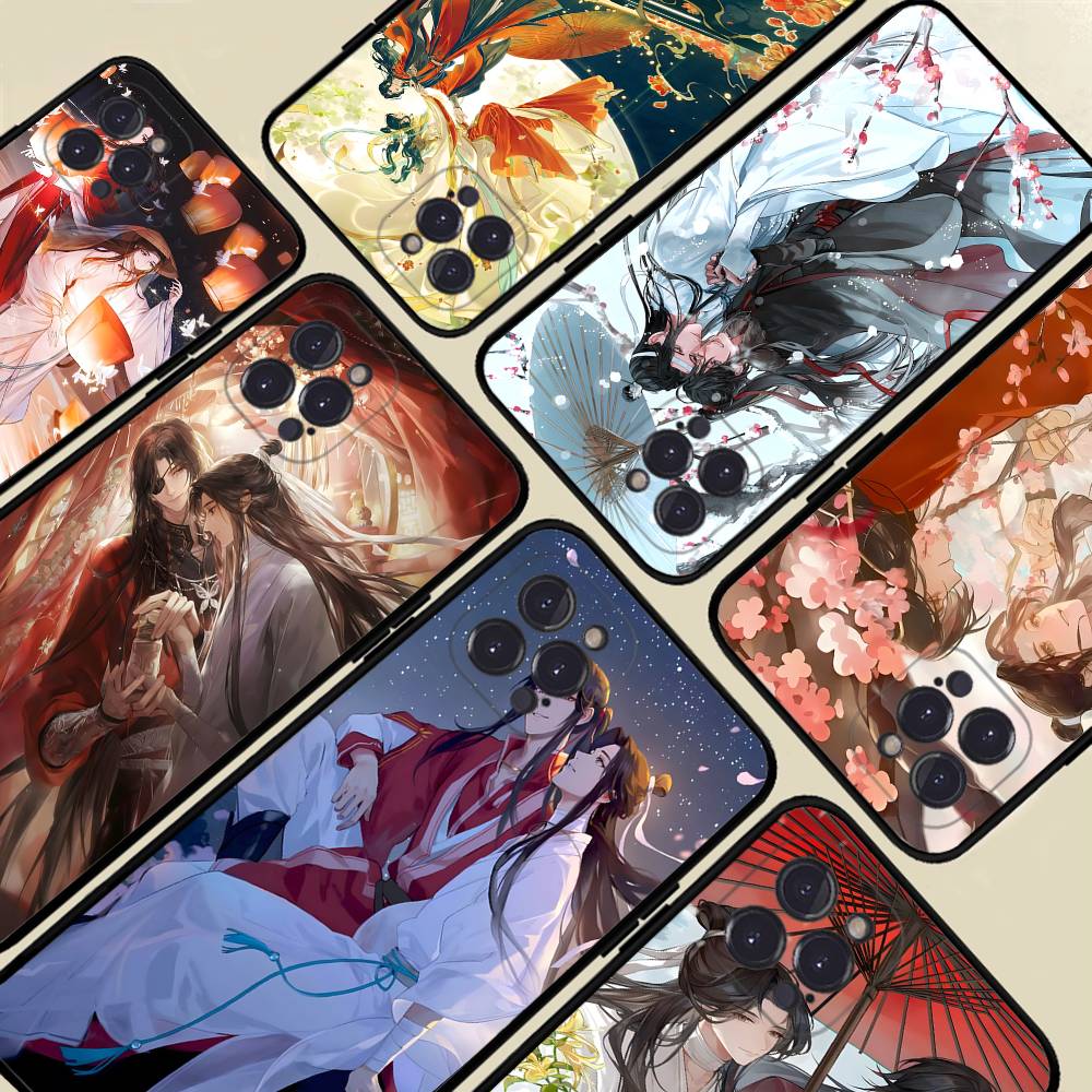 Heaven Officials Blessing Soft Back Phone Cover Case For IPhone 17 16 Pro Max 15 12 11 16e 13 Mini 14 15 Plus