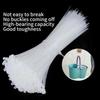 100-500pcs Plastic Nylon Cable Ties Self-locking Cord Ties Straps Adjustable Cables Fastening Loop Home Office Wire Zip Ties