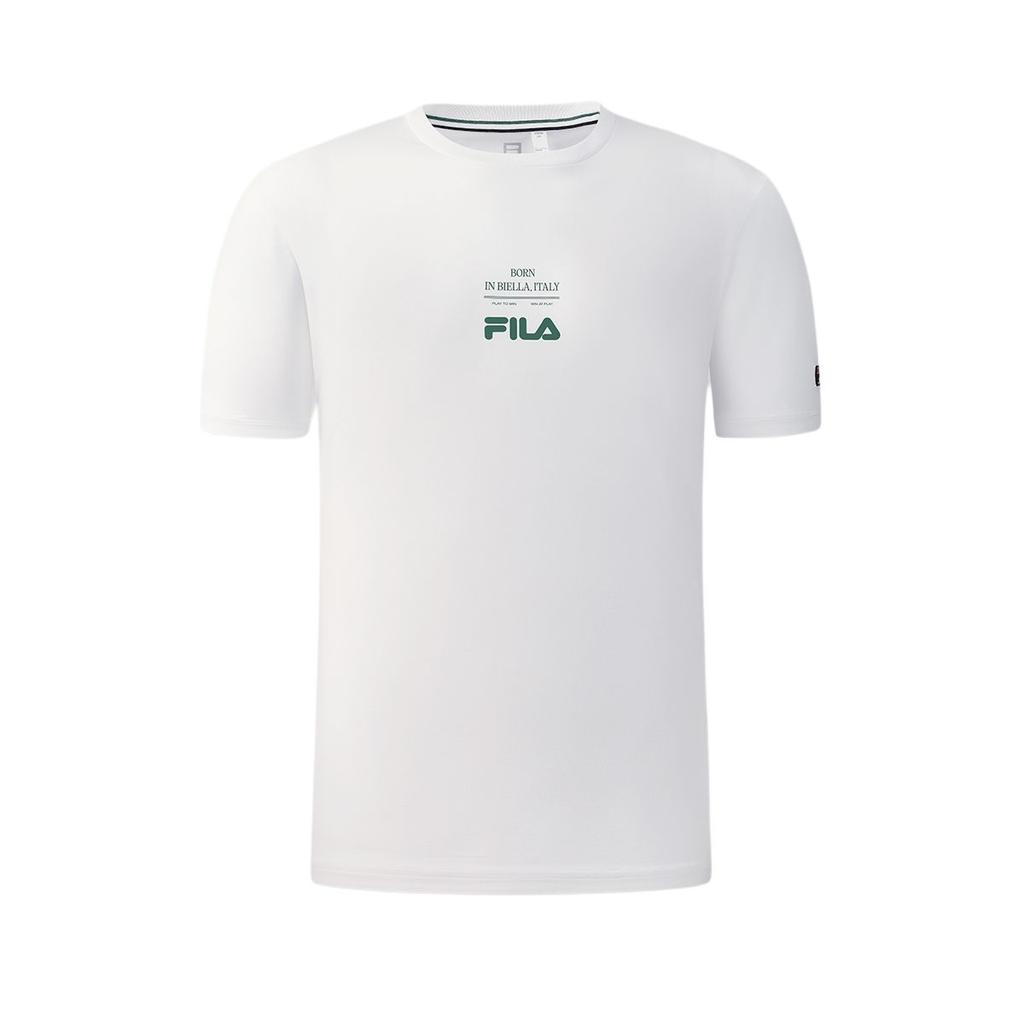 Fila Tennis SS25 Versatile Simple Comfortable Casual Short Sleeve T-Shirt Men Tops A11M533109F-WT
