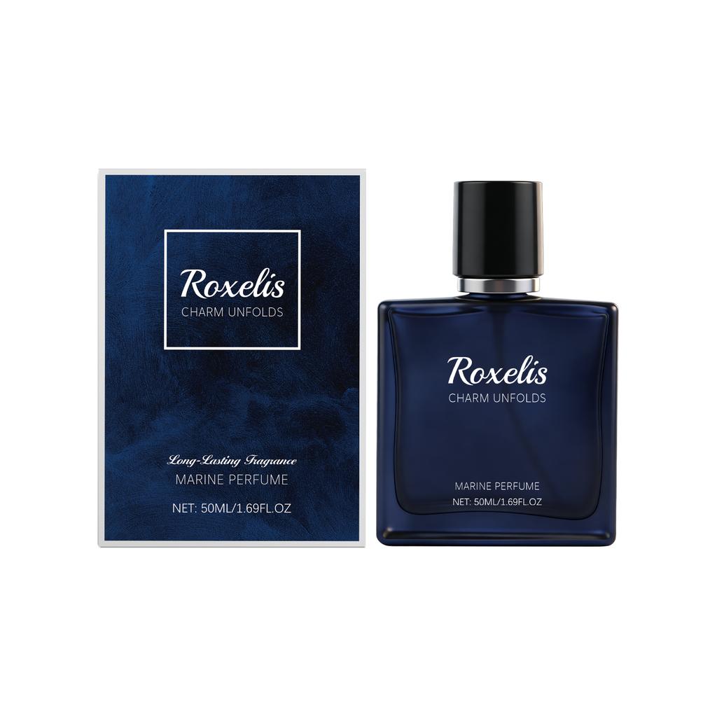 Roxelis Ocean Breeze Eau De Toilette Fresh Aquatic Scent Long-Lasting Unisex Fragrance Spray 50ml