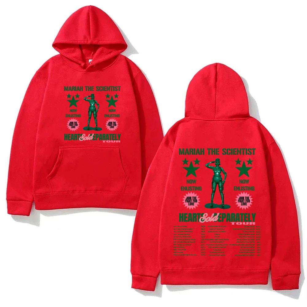 Mariah The Scientist Hearts Sold Separately Tour 2026 Hoodie with Pocket  Sweatshirt Long-sleeved Simplicity Men/women Pullover
