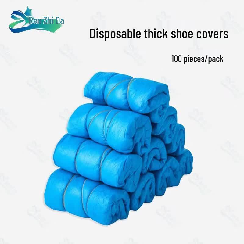 Renzhida Disposable CPE Shoe Covers