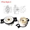 1Pcs 95 Ceramic Base 9Pin Tube Socket Beryllium Copper Chassis Mount Tube Base  Audio AMP DIY Parts