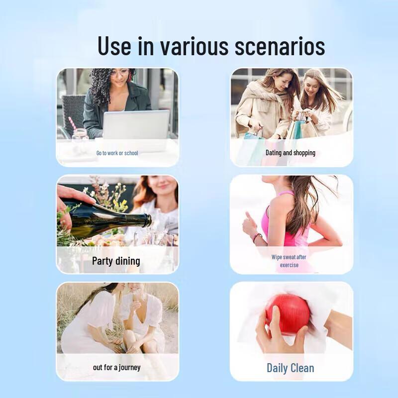 Grace Portable Flushable Wet Wipes