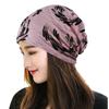 Moon Hat Cotton Breathable Light Turban Cap Air Conditioning Cap Hat Female Spring and Fall Thin Section Lined Head Wrapping Cap