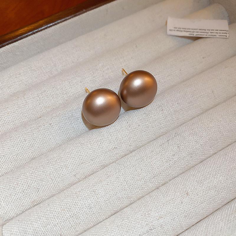 Позолоченные серьги-пусеты в виде русалки с жемчугом цзи, темпераментные модные серьги, универсальные серьги