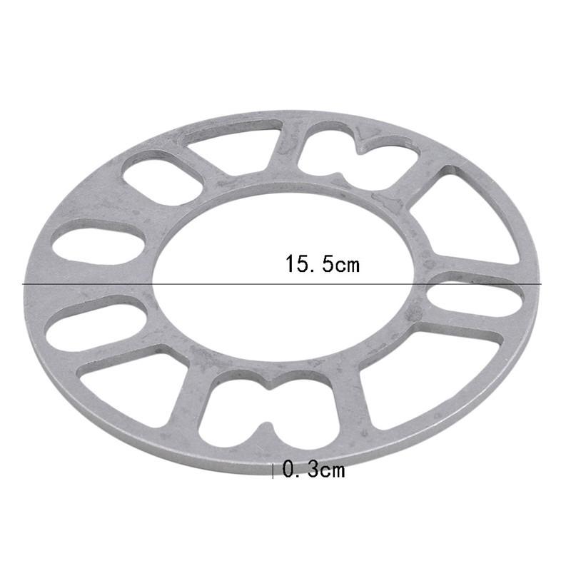 2Pcs Wheel Spacers Shims Plate 3mm 5mm 8mm 10mm Stud For 4x100 4x114.3 5x100 5x108 5x114.3 5x120 Auto Wheel Spacers
