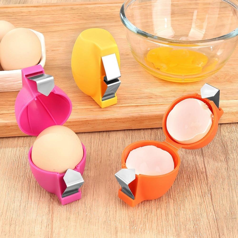 Handheld Egg Opener Tool Stainless Steel Egg Peeler New Egg Separator Tool  Kitchen Baking Tool