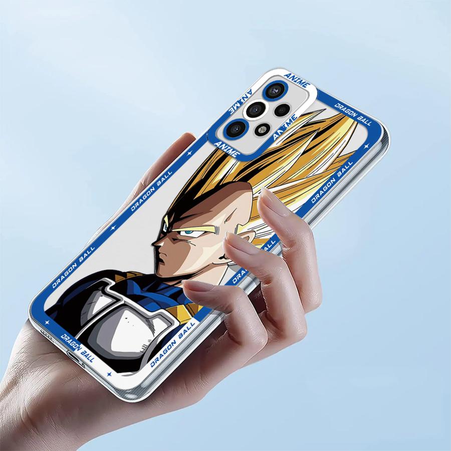 Clear Phone Cover Case for Samsung Galaxy A50 A72 A31 A52 A21s A52s A32 A71 A12 A51 A16 A17 Cool Dragon-Ball Goku