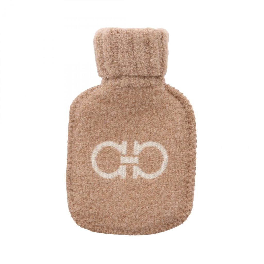 Used Salvatore Ferragamo Gancini hot water bottle Other accessories wool Beige Used unisex