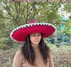 Colorful Mexican Straw Hat for Kids & Adults - Perfect for Halloween, Masquerades & Parties