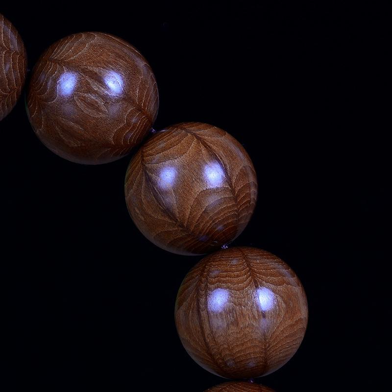 Boutique Six-way Wood Old Material Bracelet, Dragon-lowering Wood, Nine-way Wood Wenwan Wooden Buddha Beads, Rosary Beads