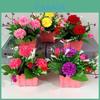 Realistic Artificial Flower In Pot Perfect For Indoor And Outdoor Home Garden Decor