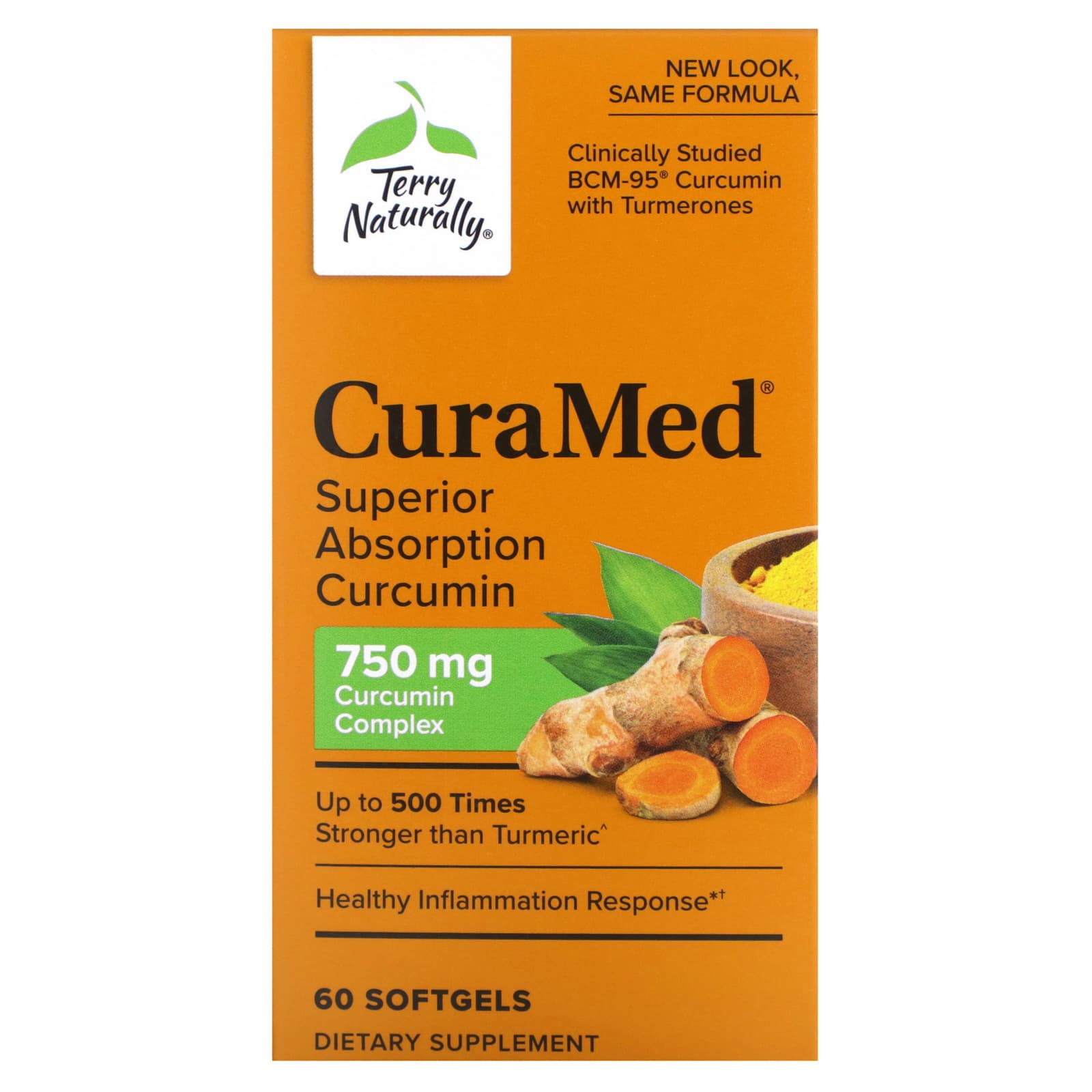 

Curamed, Highly Absorbable Curcumin, 750Mg, 60 Softgels