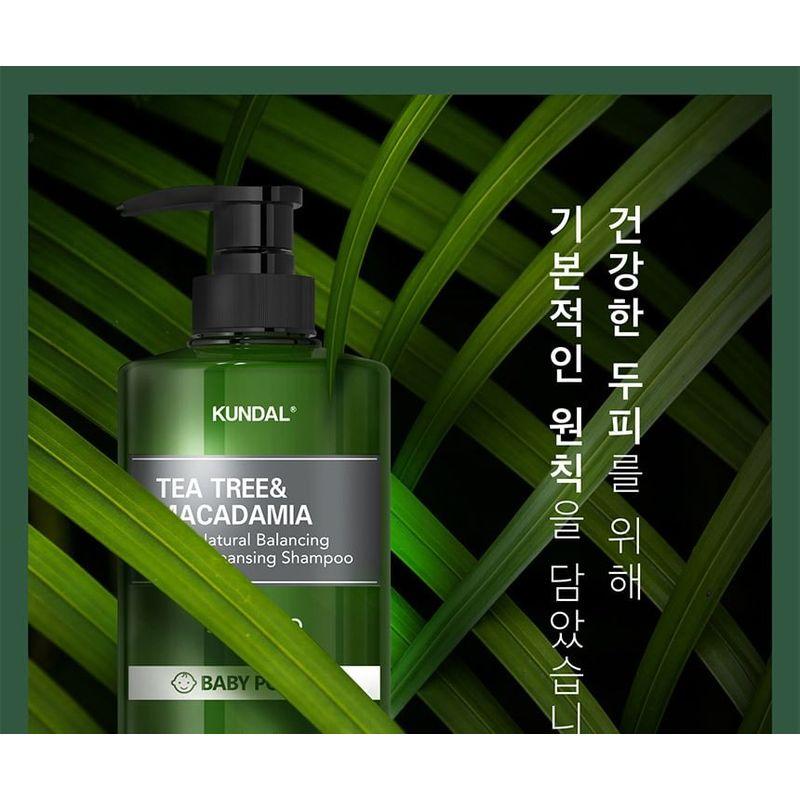 KUNDAL Tea Tree & Macadamia Deep Cleansing Shampoo - 3 Types