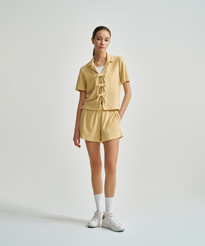 SERGIO TACCHINI W Edda Terry Crop Shirt
